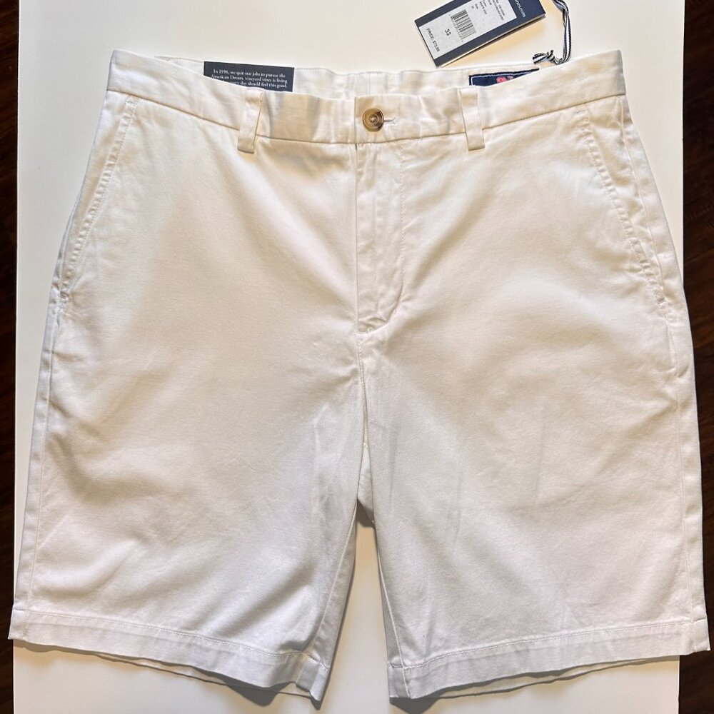 Vineyard Vines Men’s 9" Breaker Shorts - White - Size 33